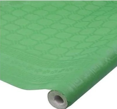 OBRUS W ROLCE ZIELONY 120 X 600 CM