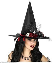 KAPELUSZ CZARNY CZAROWNICY GOTYK