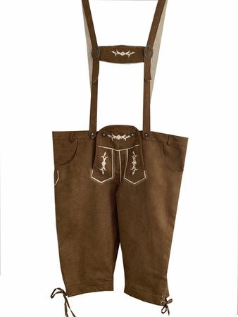 SPODNIE MĘSKIE BAWARSKIE CIEMNY BEŻ