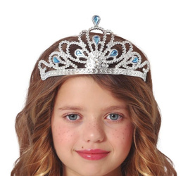 DZIECIĘCY DIADEM KSIĘŻNICZKI NIEBIESKKI