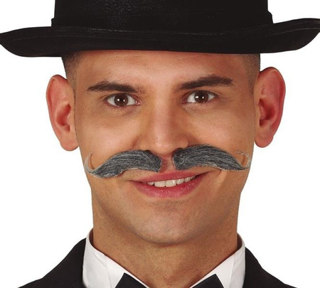 WĄSY BAWARSKIE SZARE