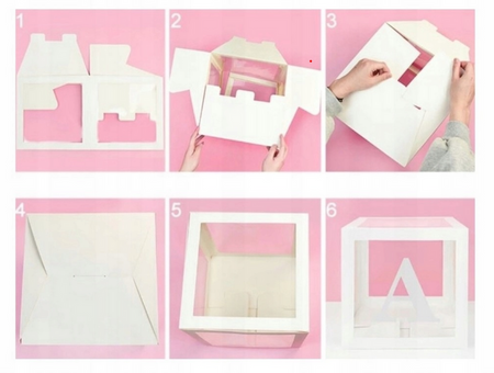 ZESTAW PUDEŁEK 35 CM NA BALONY BABY 4 SZT.