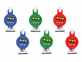 TRĄBKI URODZINOWE NINJA 6 SZT