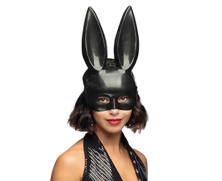 Maska Bunny czarna króliczka królik 