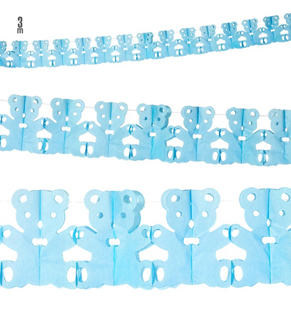 Girlanda Baby Shower, dekoracja, Urodziny