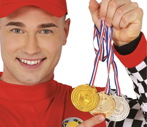 ZESTAW 3 MEDALI 7 CM