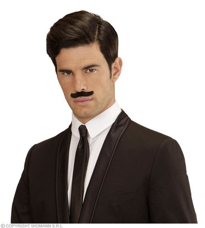 ZESTAW WĄSY CZARNE 12 SZT.