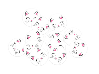 DEKORACJA DWUSTRONNA KOTEK