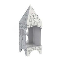 PAPIEROWA RAKIETA DOMEK 3D