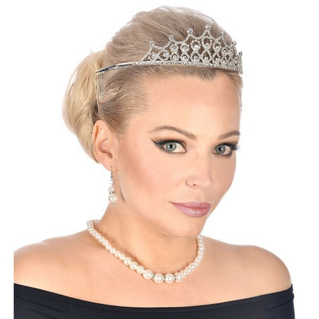 TIARA DIADEM SREBRNA ORNAMENT