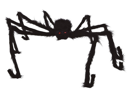 CZARNY PAJĄK 200 CM