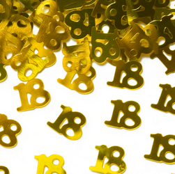 KONFETTI FOLIOWE 18 URODZINY 15G