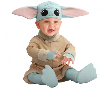 Zestaw dla dzieci Grogu Star Wars (kombinezon, czapka z uszami), rozm. 1-2 lata
