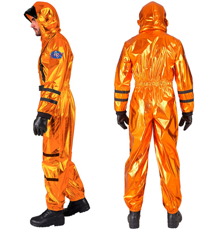 STRÓJ POMARAŃCZOWY ASTRONAUTA MĘSKI