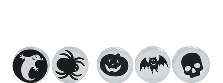 LATARKA ZE WZORAMI NAKŁADKAMI HALLOWEEN