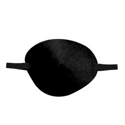 SATYNOWA OPASKA NA OKO