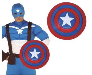 TARCZA Z GWIAZDĄ KAPITAN AMERYKA 45 CM