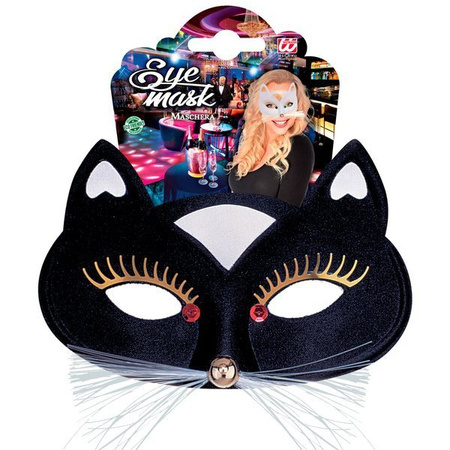 MASKA KOTA CZARNO-BIAŁA