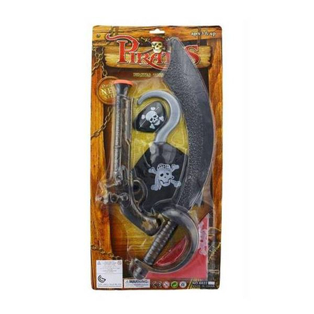 ZESTAW DZIELNY PIRAT PIRATA Z HAKIEM