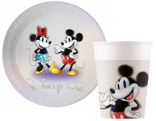ZESTAW MICKEY I MINNIE TALERZYKI+KUBECZKI