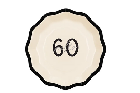 TALERZYKI PAPIEROWE 60 HELLO 18 CM 6 SZT