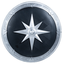 CZARCZA CZARNO SREBRNA 45 CM