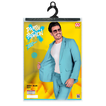 STRÓJ GARNITUR MĘSKI JASNY NIEBIESKI 