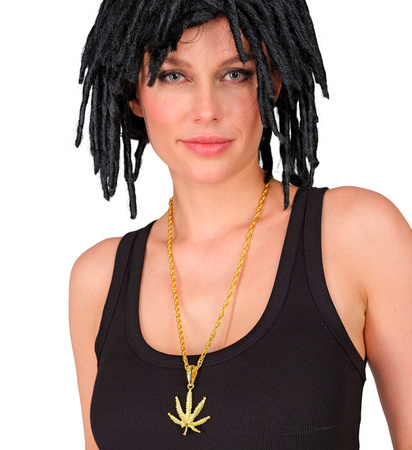 NASZYJNIK GANJA MARIHUANA 65 CM 