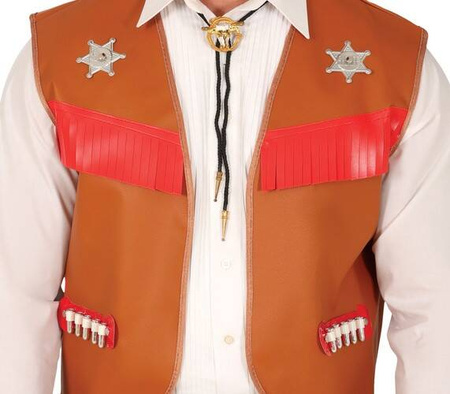 KAMIZELKA KOWBOJSKA BRĄZOWA