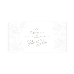 ZAPROSZENIA ŚLUBNE BIAŁE