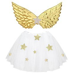 ZESTAW ANIOŁ ANIOŁKA TUTU+SKRZYDŁA JASEŁKA