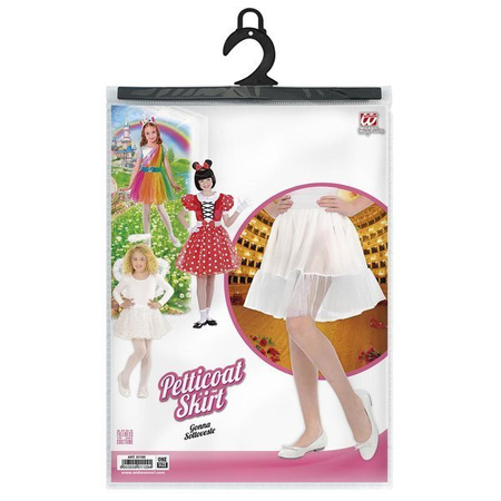 HALKA BIAŁA DZIECIĘCA LATA 50 60 70 