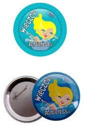 PLAKIETKA BATH GIRL NIEBIESKA