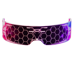 OKULARY PODŚWIETLANE LED CYBERPUNK