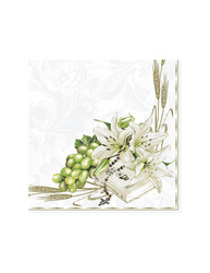 SERWETKI PAPIEROWE KOMUNIA WINOGRONA 33 CM 20 SZT IHS