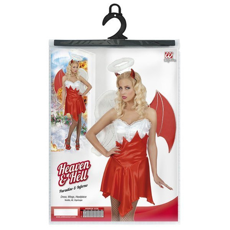 Strój diablica anielica halloween