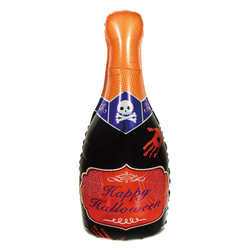 BALON FOLIOWY BUTELKA HAPPY HALLOWEEN 99X48 CM
