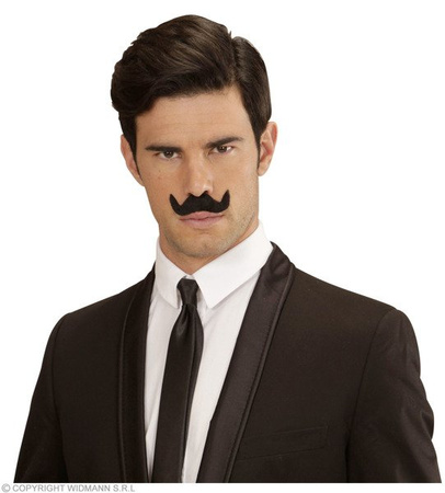 ZESTAW WĄSÓW CZARNY