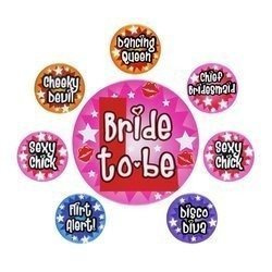 ZESTAW 8 PRZYPINEK NA WIECZÓR PANIEŃSKI