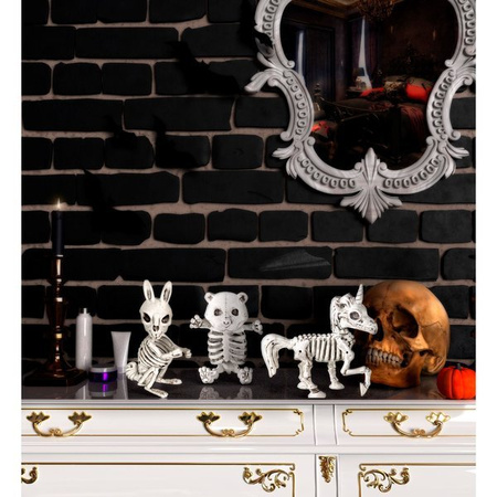 DEKORACJA SZKIELET KRÓLIKA 16 CM