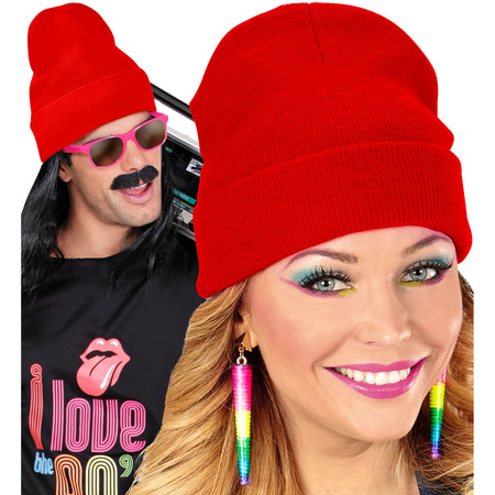 CZAPKA NARCIARZA DISCO CZERWONA