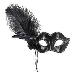 MASKA WENECKA CZARNA