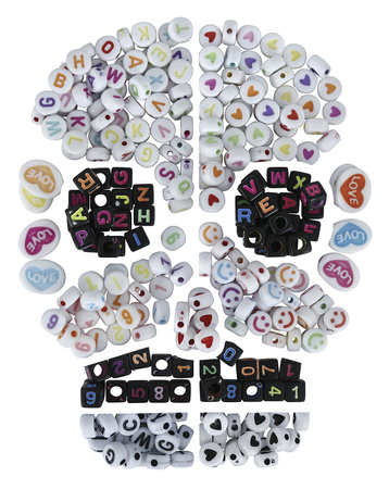 ZESTAW 270 CZĘŚCI BRANSOLETKI NA HALLOWEEN DIY