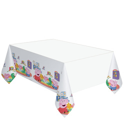 OBRUS PLASTIKOWY ŚWINKA PEPPA 120 X 180 CM LICENCJA