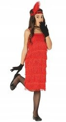 STRÓJ CHARLESTON CZERWONY