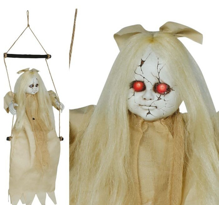 INTERAKTYWNA DEKORACJA DZIEWCZYNKA NA HUŚTAWCE