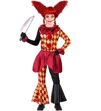 STRÓJ MORDERCZY KLAUN DLA DZIEWCZĄT