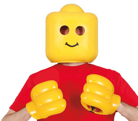 ZESTAW MASKA I RĘKAWICE KLOCEK