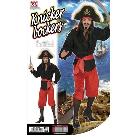 SPODENKI PUMPY CZERWONE PIRAT KARNAWAŁ