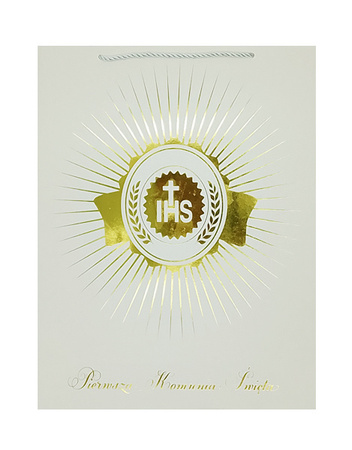 TOREBKA PAPIEROWA KOMUNIJNA 32 X 26 X10 CM IHS